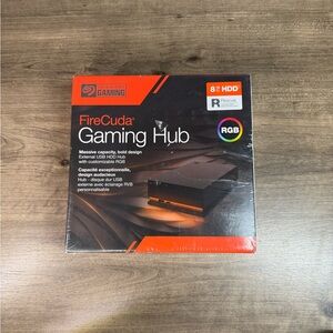 NIB Seagate Gaming FireCuda External Gaming Hub 8TB HDD RGB